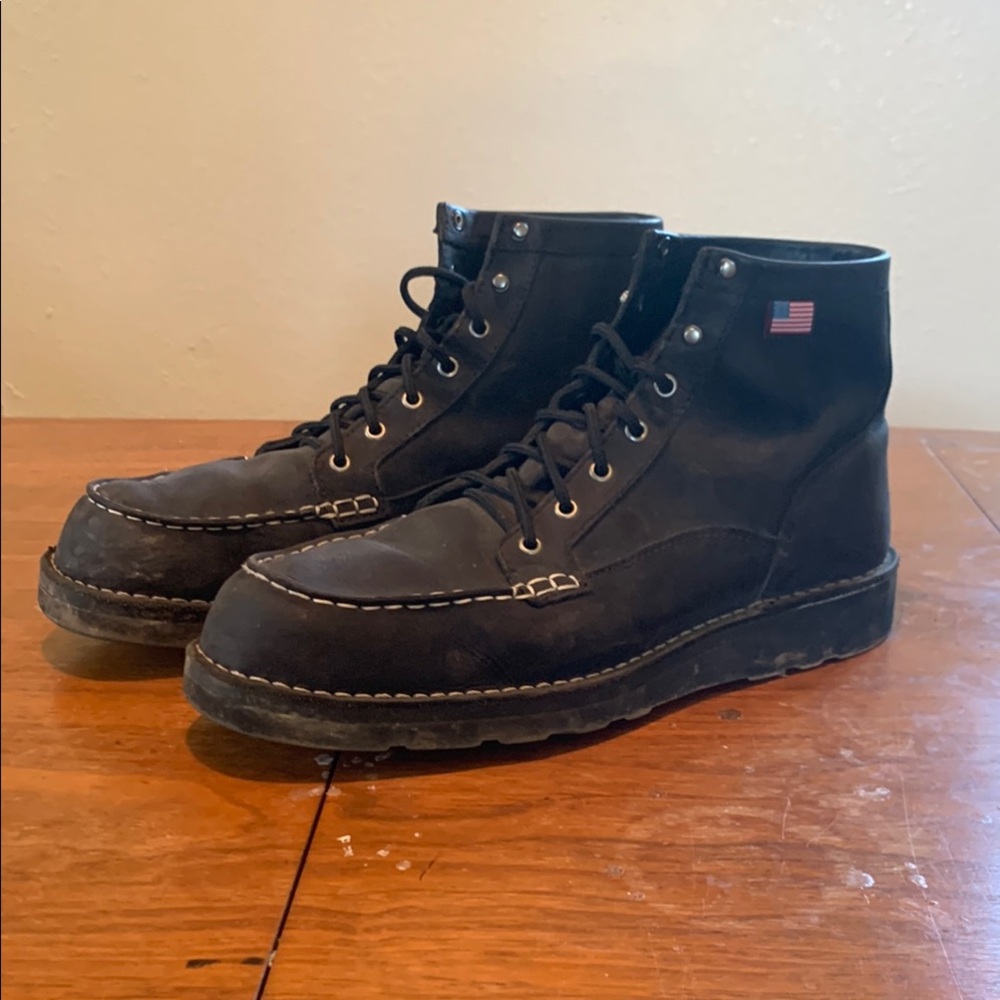 Danner Bull Run Moc Toe 6” Blk Wedge
